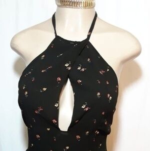 Dont Ask Why Floral Halter Dress